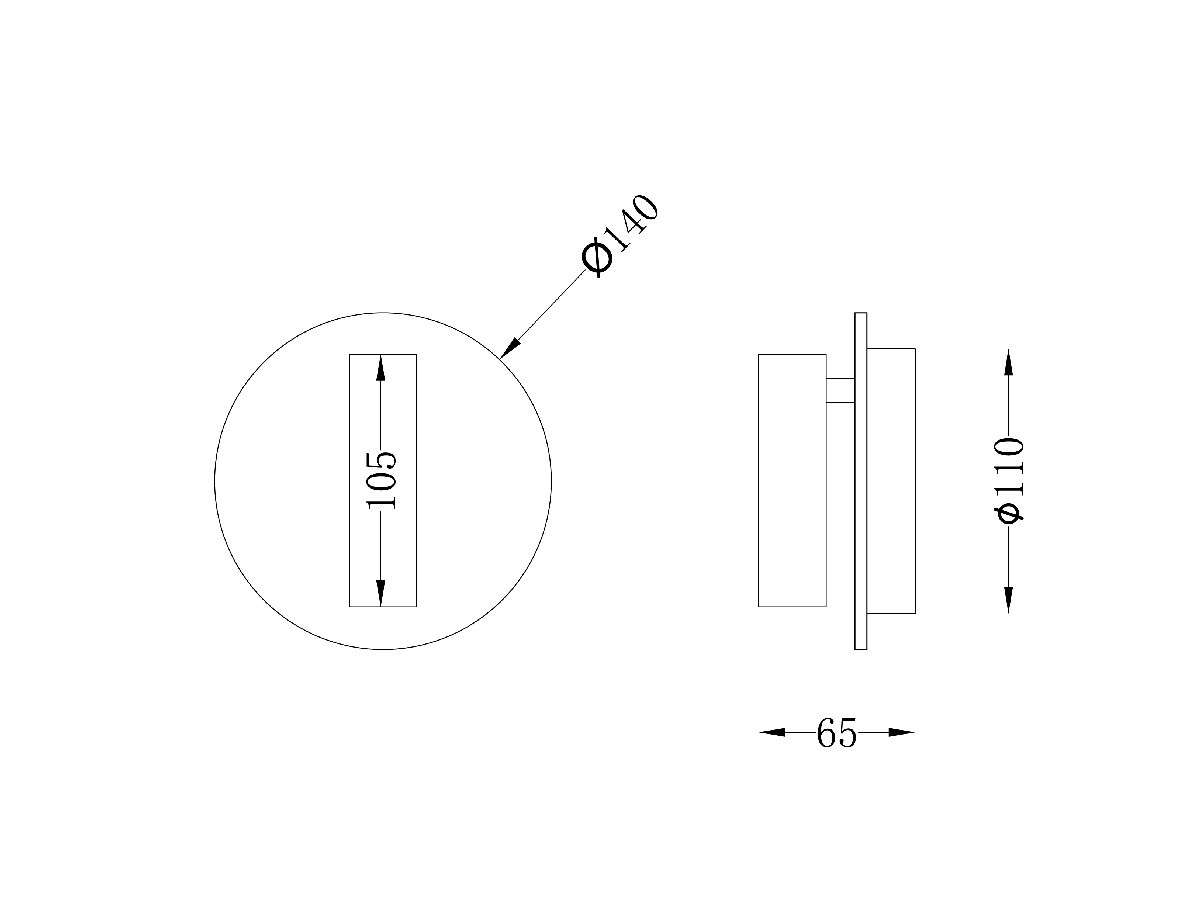 Aplique FLO LP5005-1W