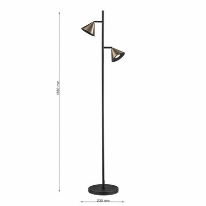 Lampara de Pie Moderna Bronce