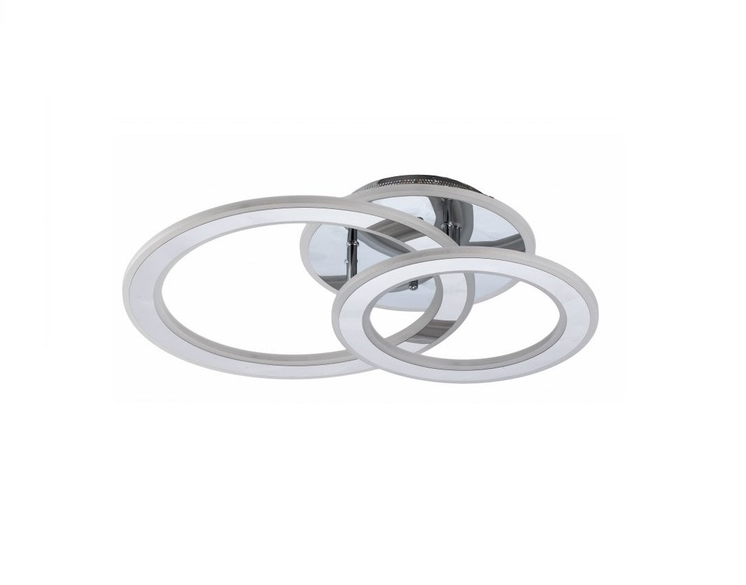 Lampara de techo led 3 Aros Gris