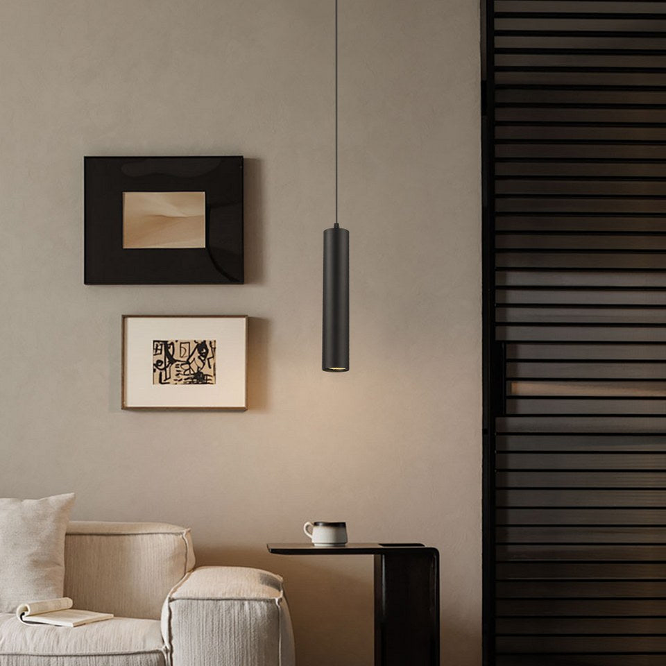 Foco Colgante Moderno GU10 - Negro