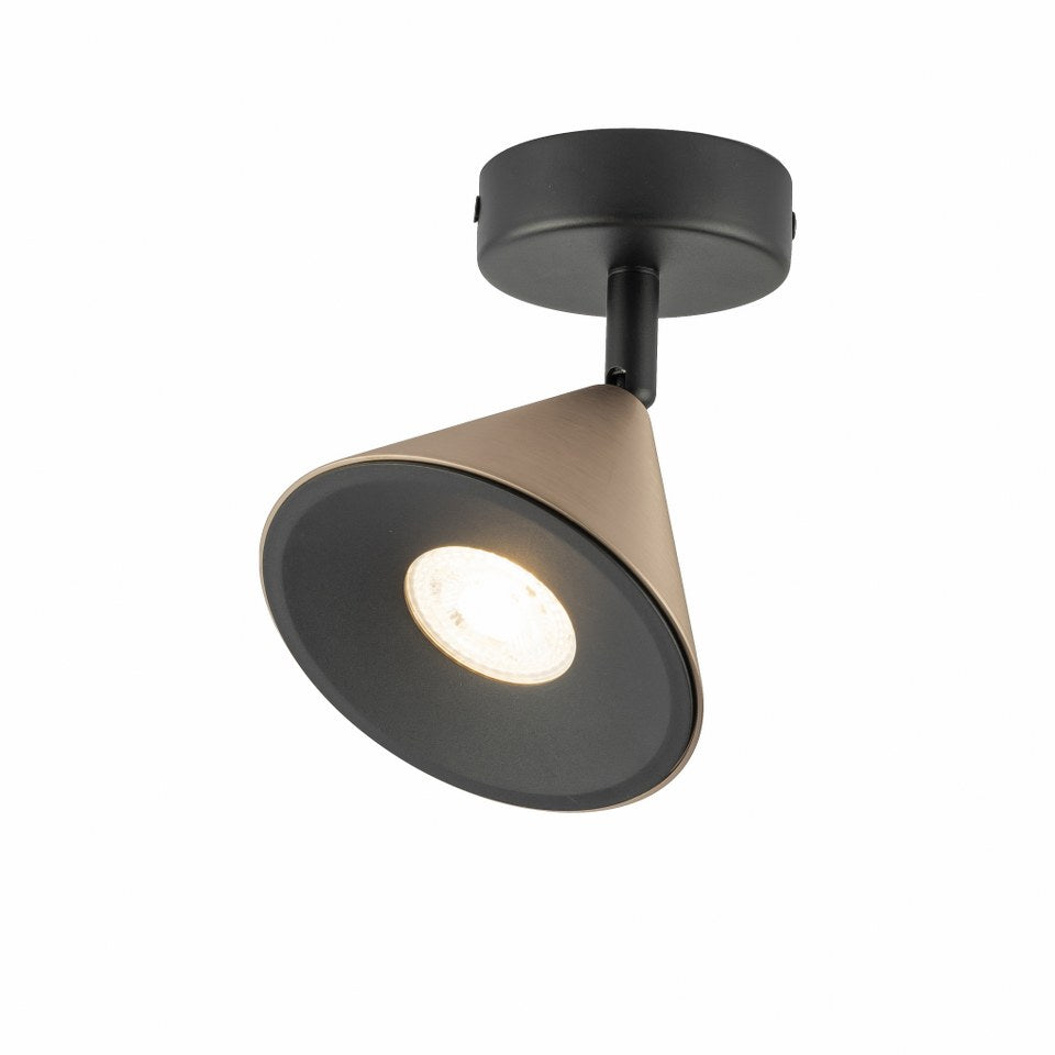 Foco Superficie GU10 Horn Bronce