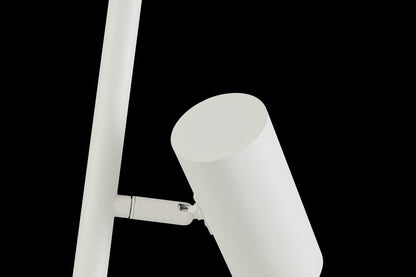 Lampara de Pie Moderna Focos Blanca