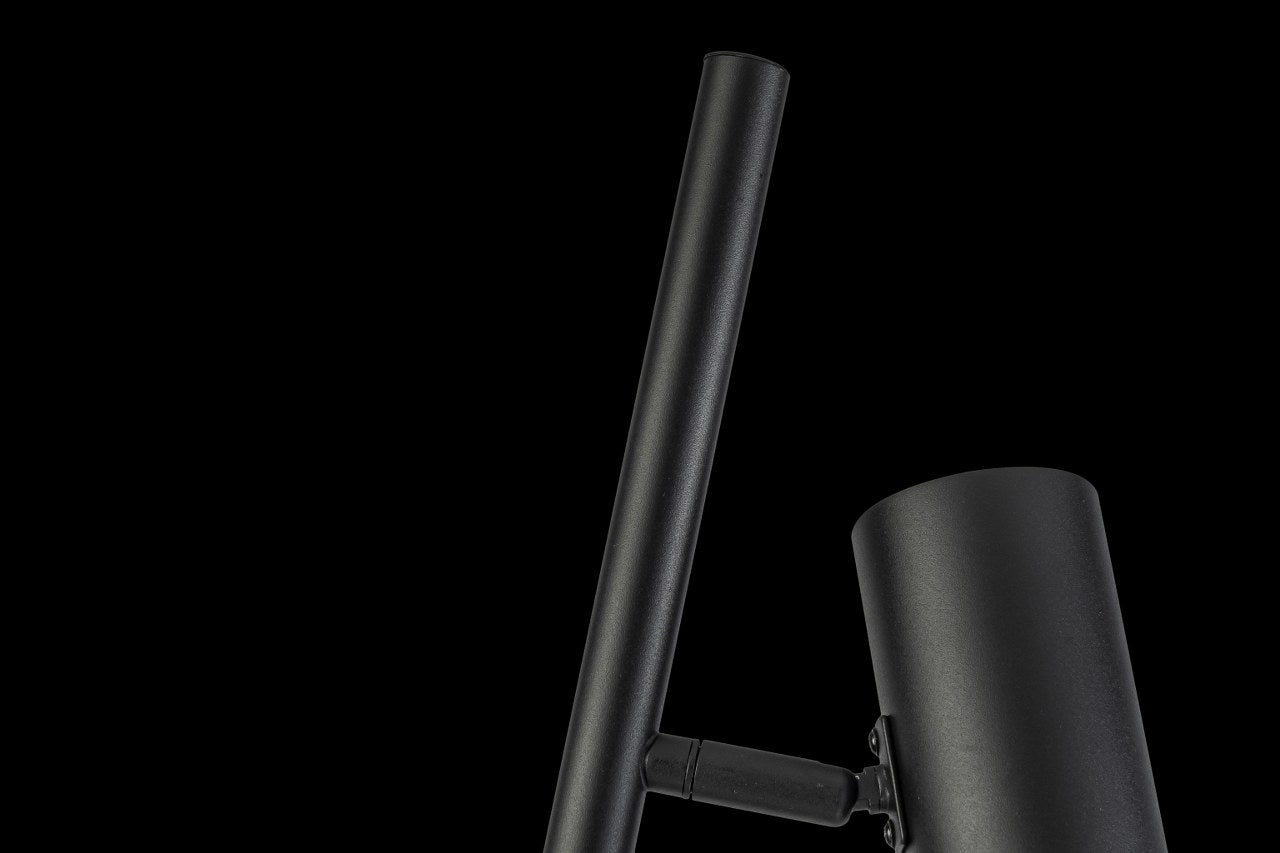 Lampara de Pie Moderna Focos Negro