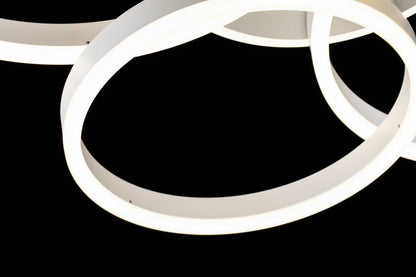 Lampara 4 Aros Led CCT Regulable Blanco