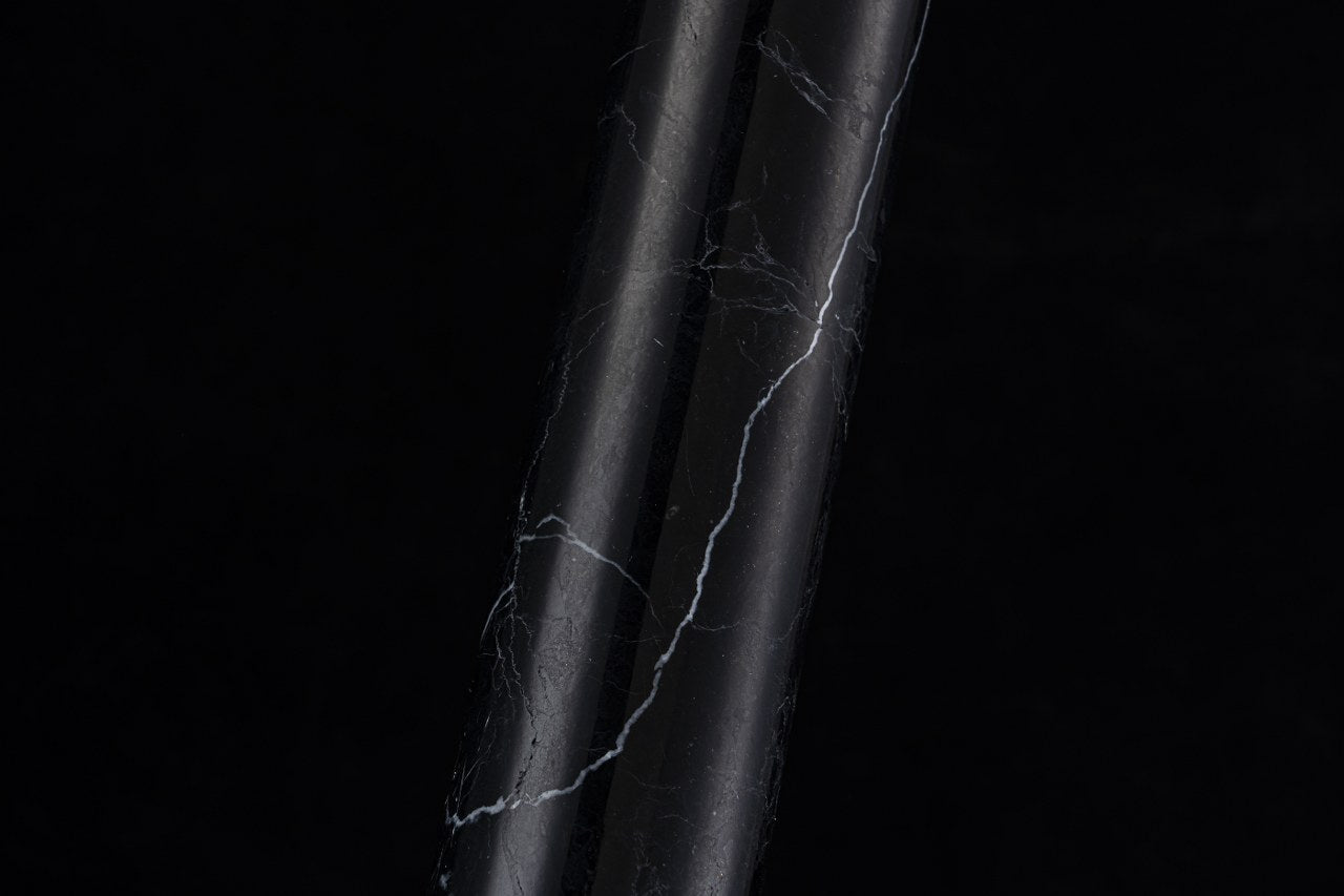 Lampara Colgante De Marmol Led Integrado Negro