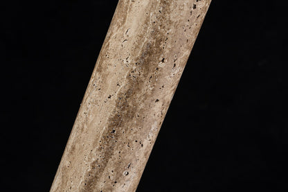 Lampara Colgante De Marmol Led Integrado Beige