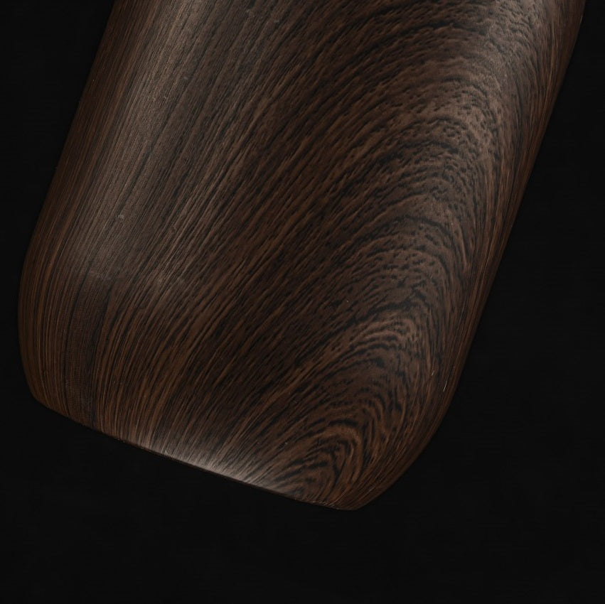 Lampara Colgante Simulación Madera Marrón