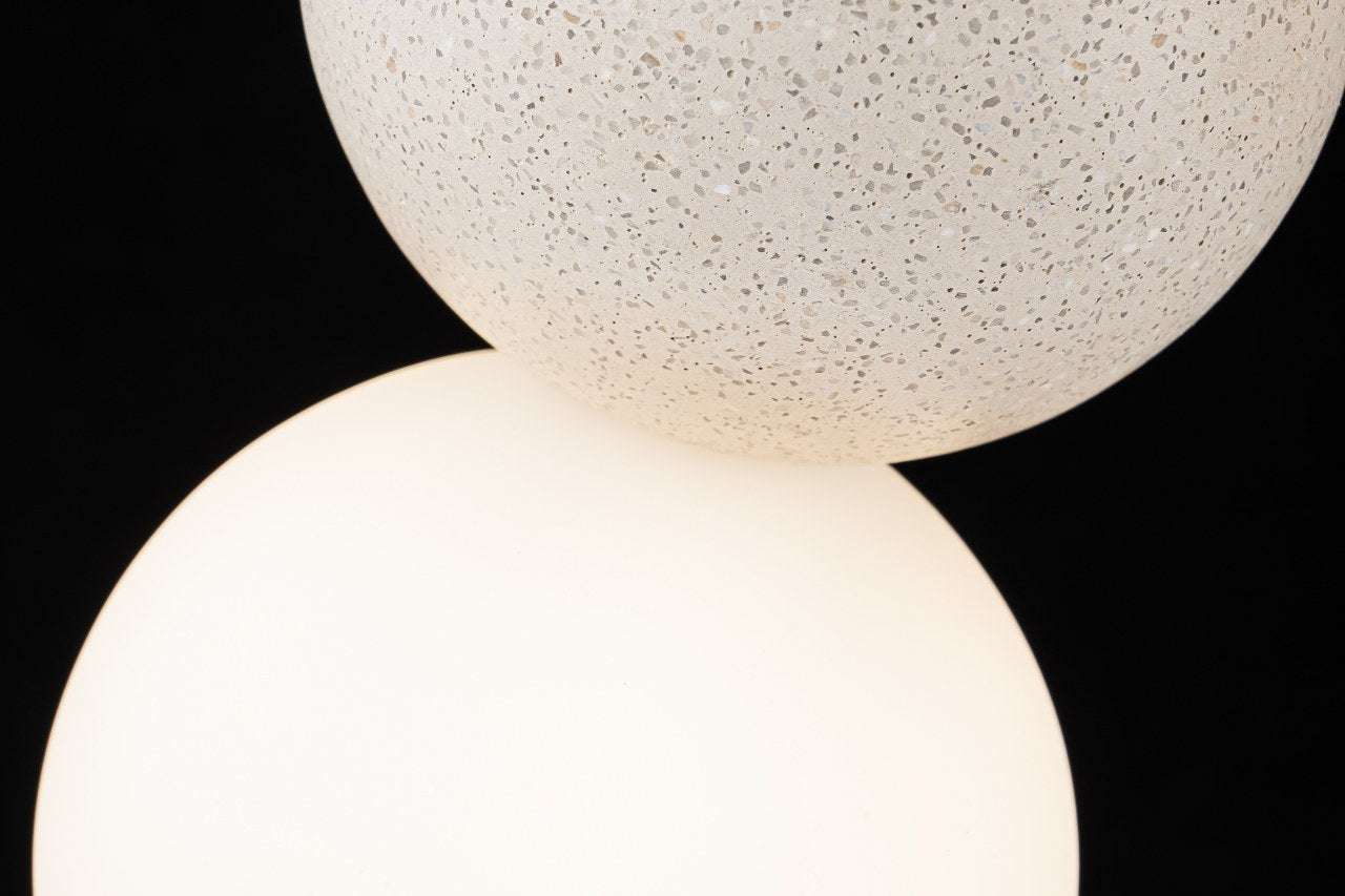 Lampara concrete Blanco