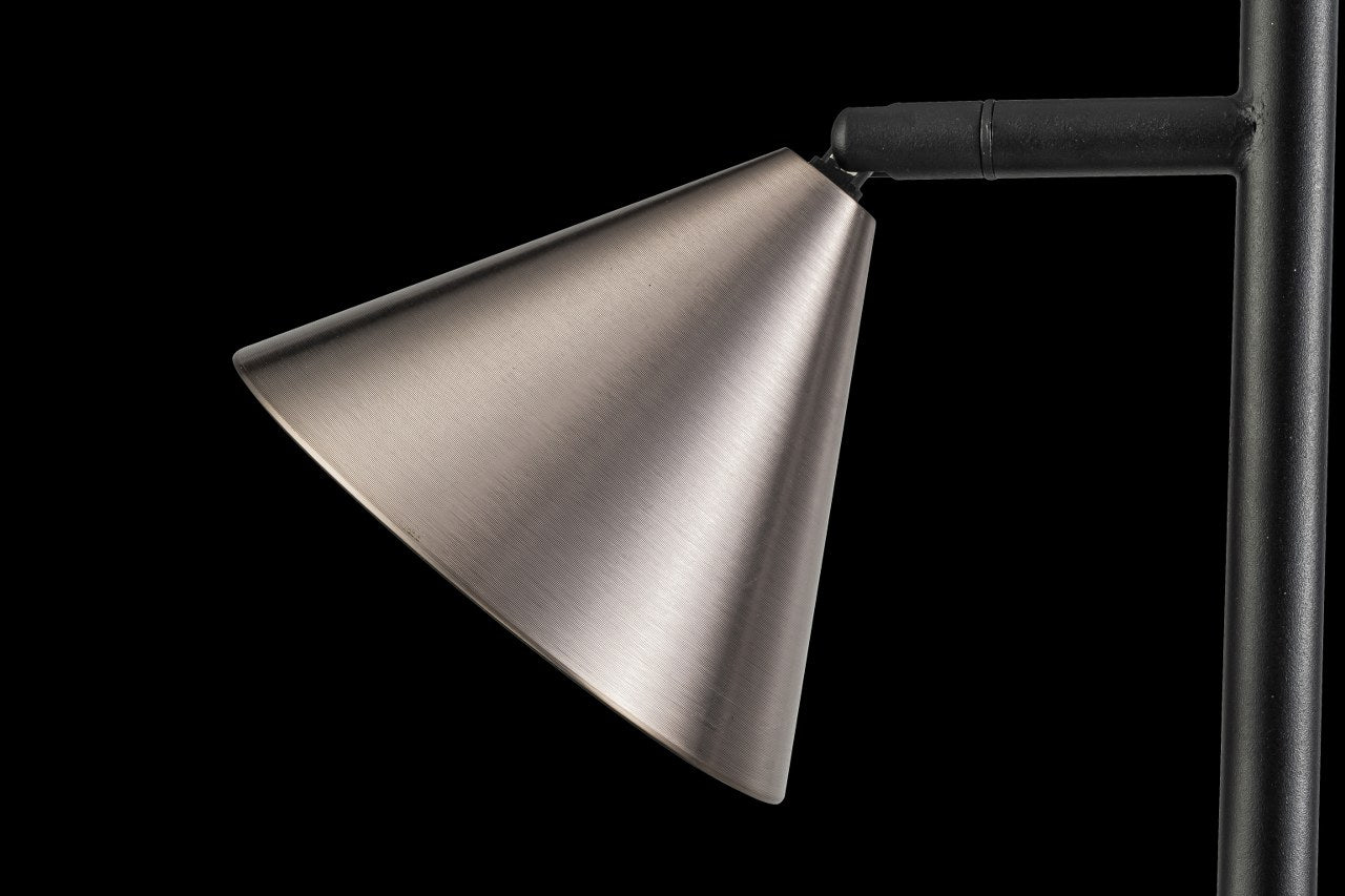 Lampara De Pie Moderna Gris