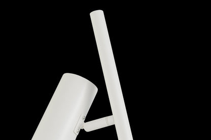 Lampara de Pie Moderna Focos Blanca