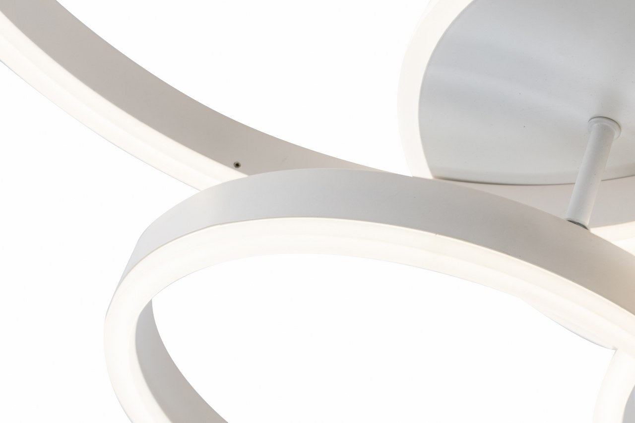 Lampara 4 Aros Led CCT Regulable Blanco