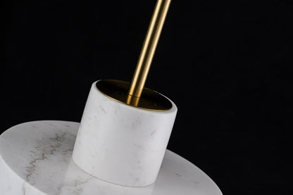 Lampara colgante de Marmol Bombilla E27 Blanco