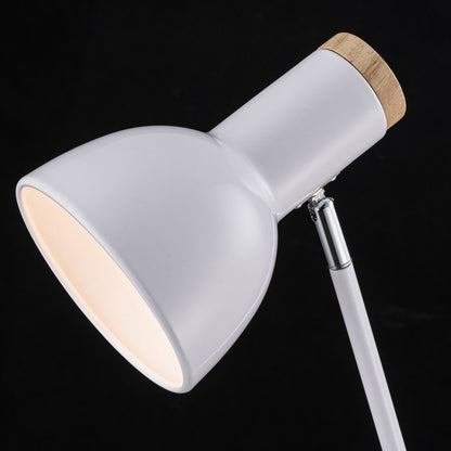 Lampara De Mesa Estilo Nordico E27 Blanco