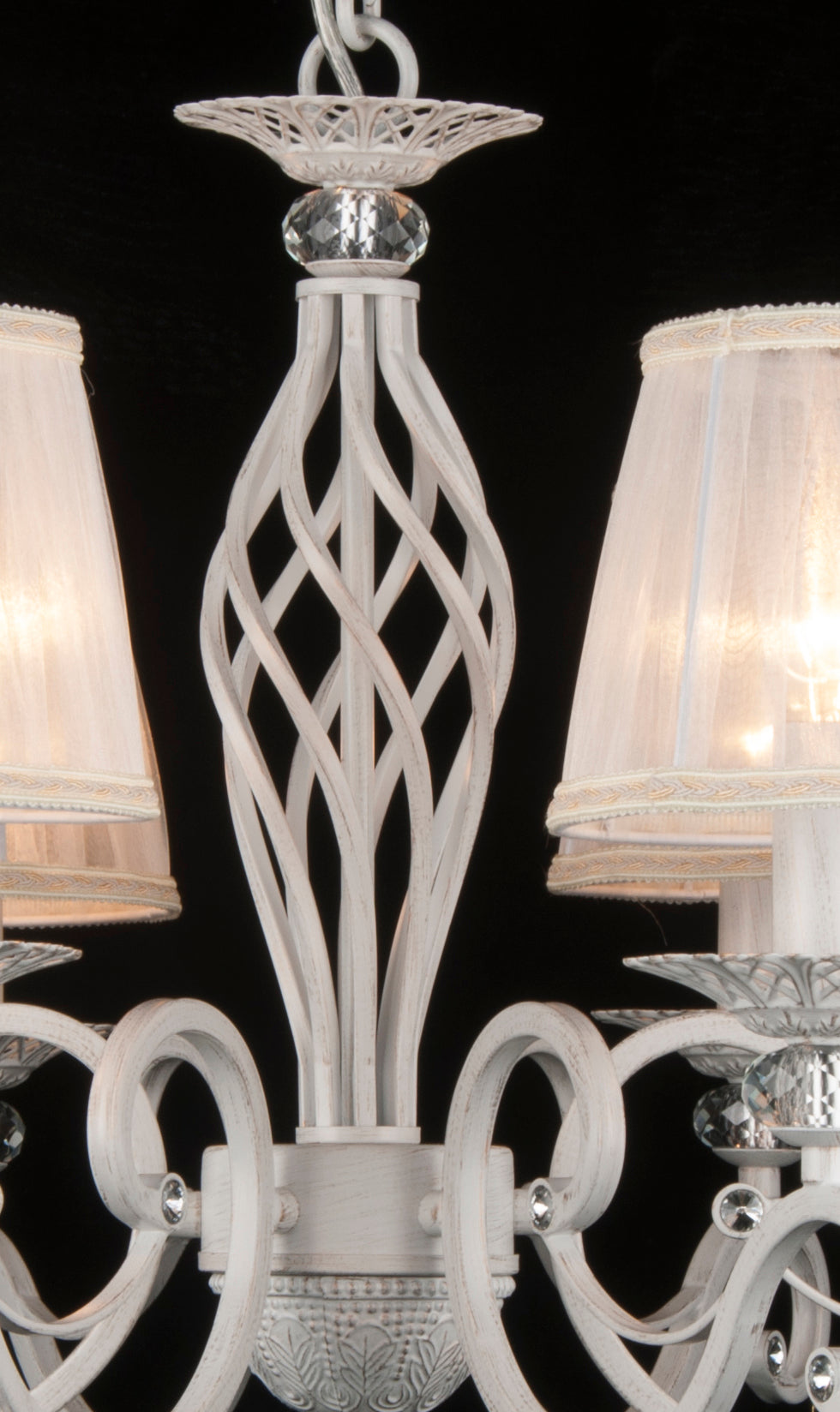 Lámpara de araña GRAZIA WHITE LP290-6