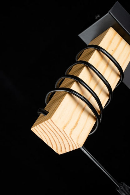 Aplique de pared negro NORTE - LP5068-1W