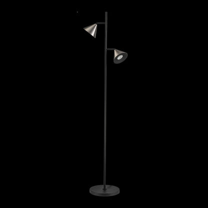 Lampara De Pie Moderna Gris