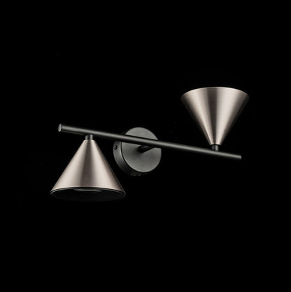 Aplique De Pared Con Dos Focos GU10 Gris 