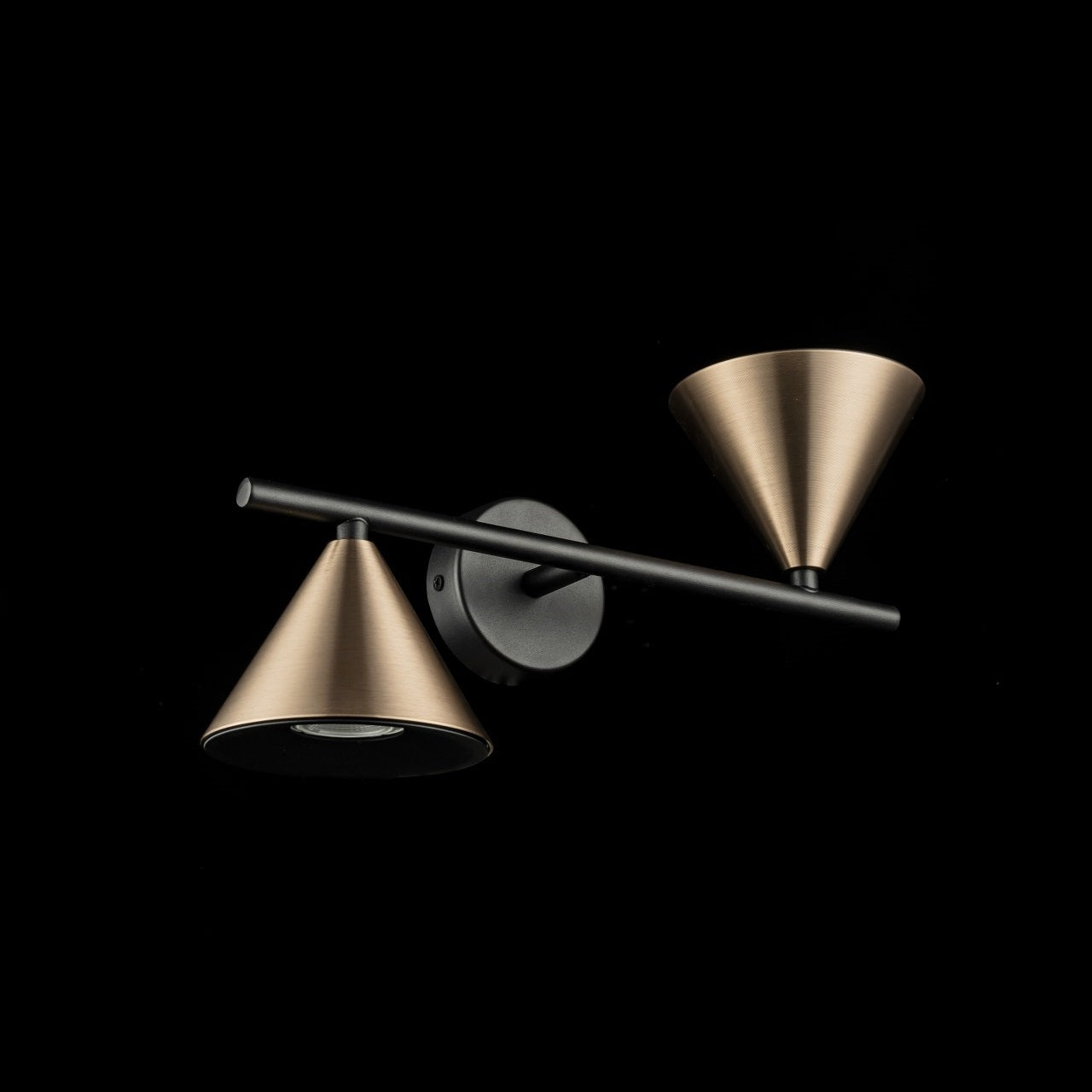 Aplique De Pared Con Dos Focos GU10 Bronce