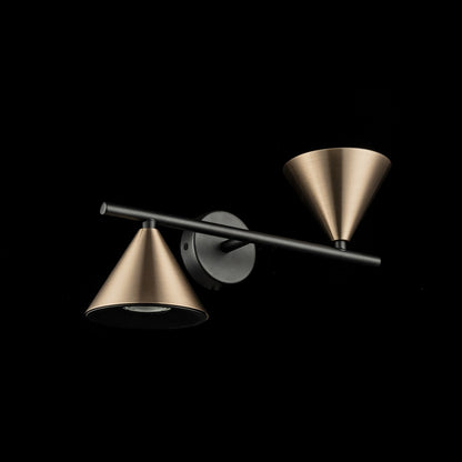 Aplique De Pared Con Dos Focos GU10 Bronce