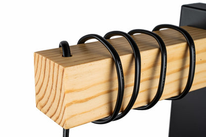 Aplique de pared negro NORTE - LP5068-1W