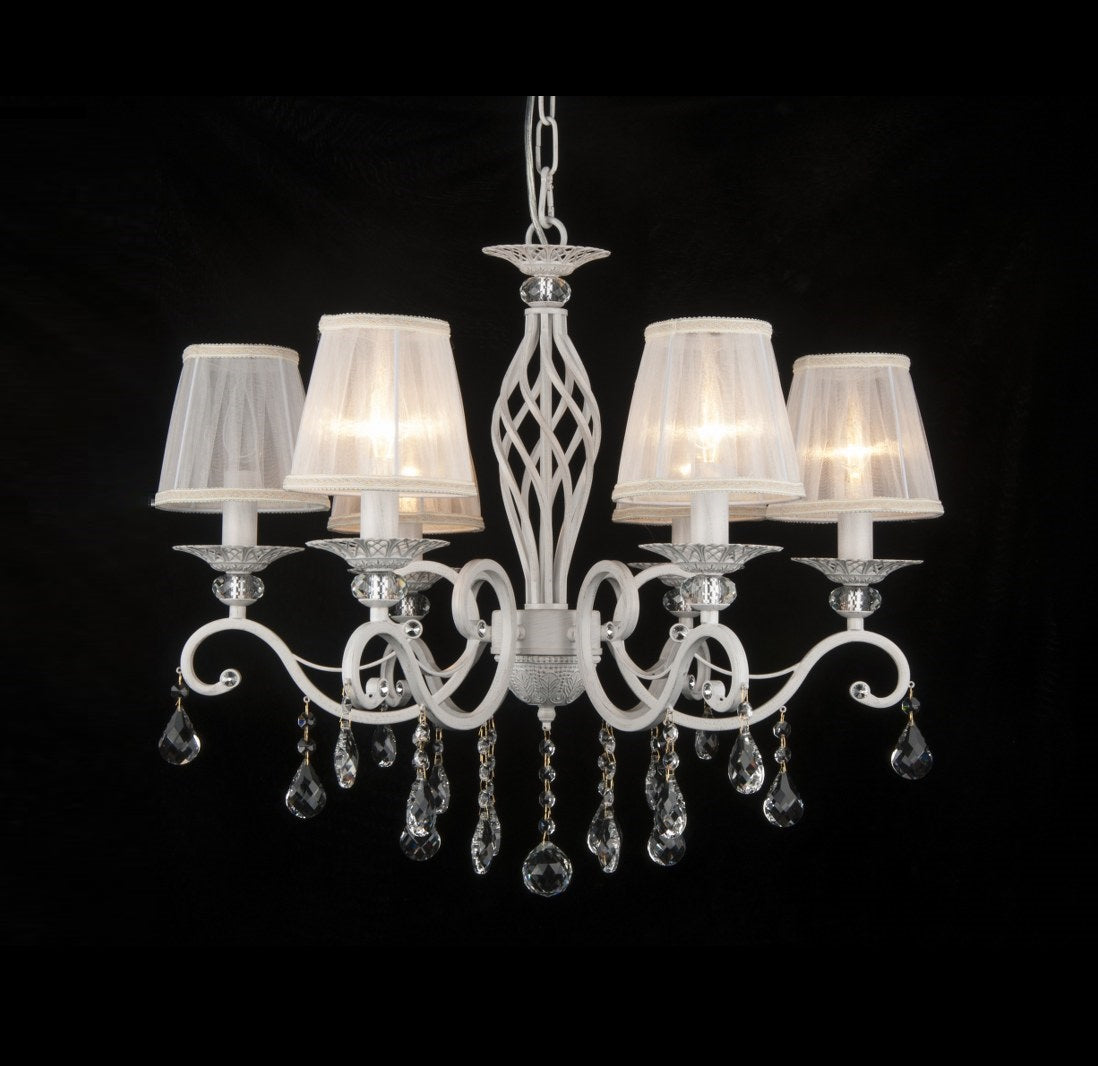 Lámpara de araña GRAZIA WHITE LP290-6