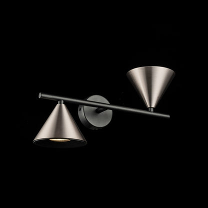 Aplique De Pared Con Dos Focos GU10 Gris 