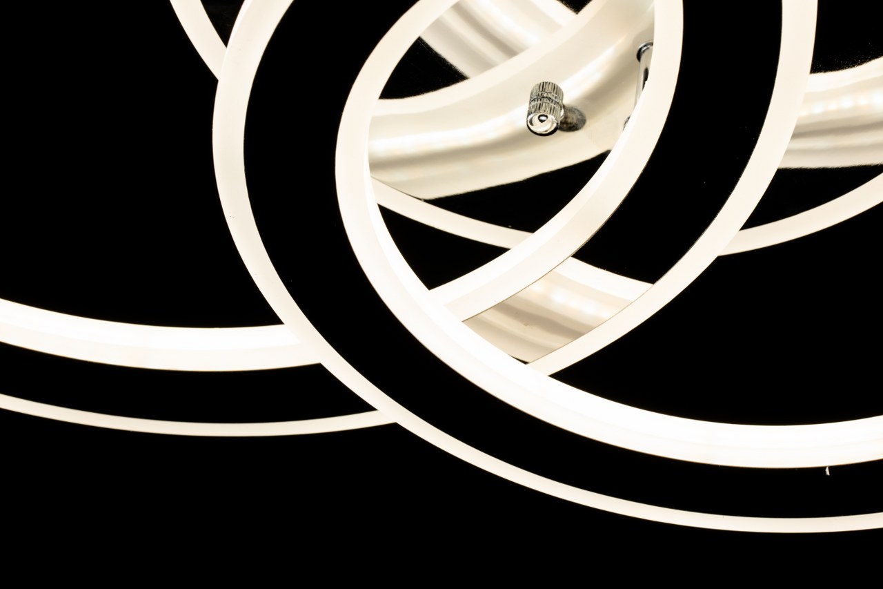 Lampara de techo led 3 Aros Gris