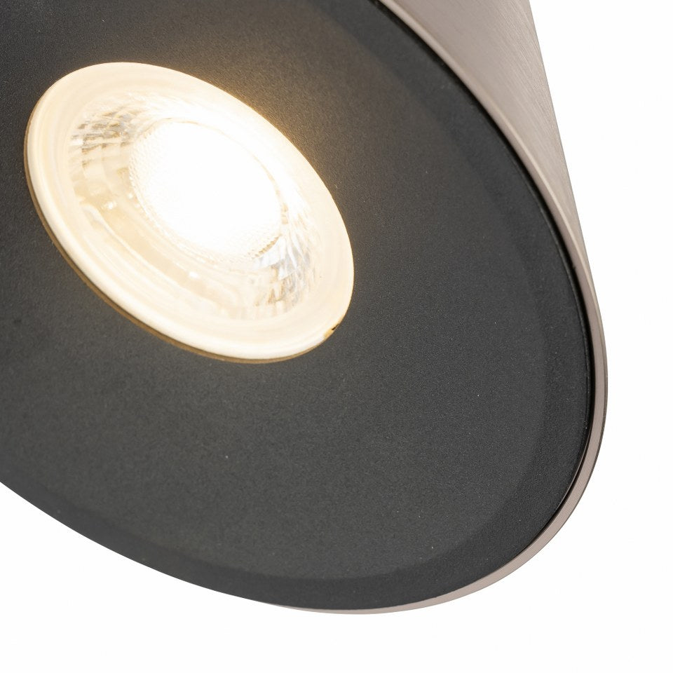 Foco Superficie GU10 Horn Gris