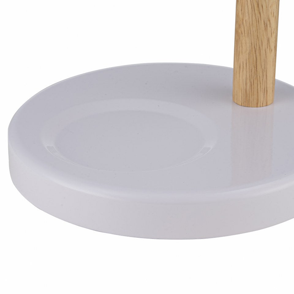 Lampara De Mesa Estilo Nordico E27 Blanco