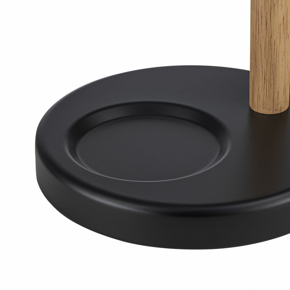 Lampara De Mesa Estilo Nordico E27 Negro