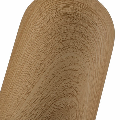 Lampara Colgante Simulación Madera Beige