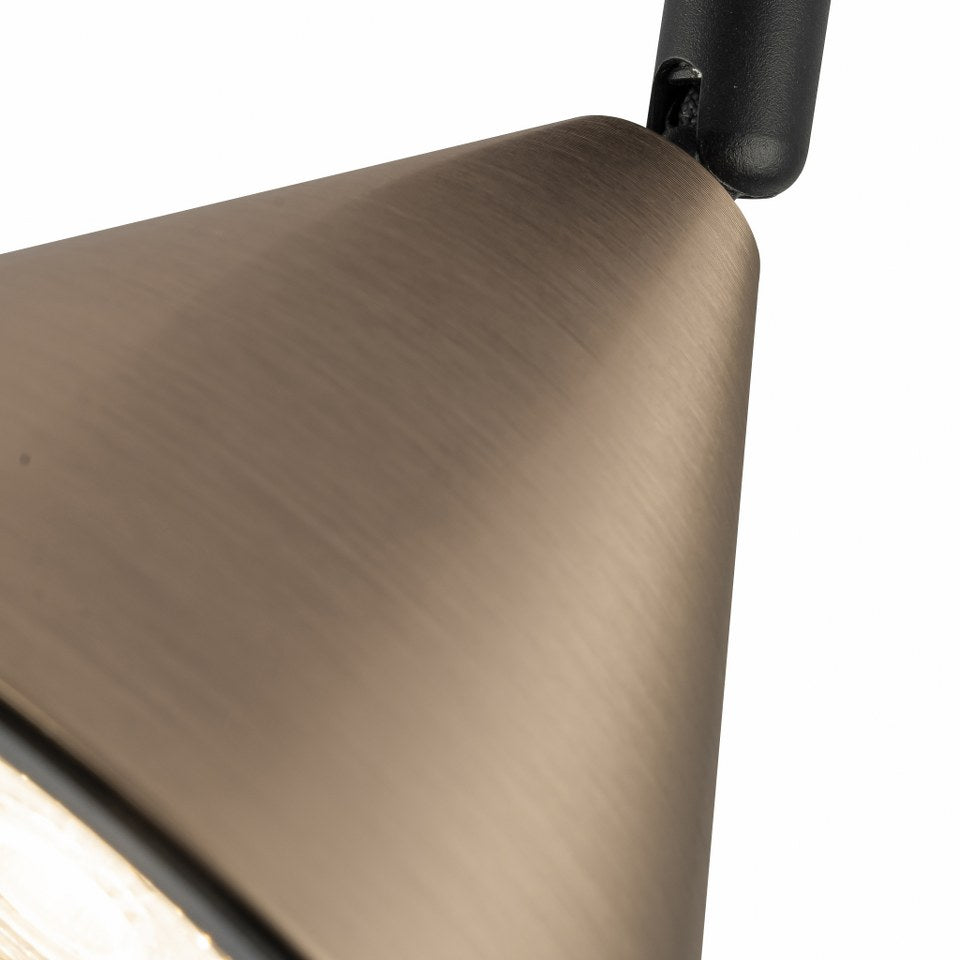 Foco Superficie GU10 Horn Bronce