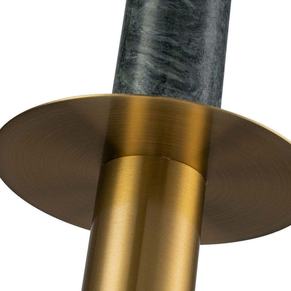 Lampara Colgante De Marmol Verde