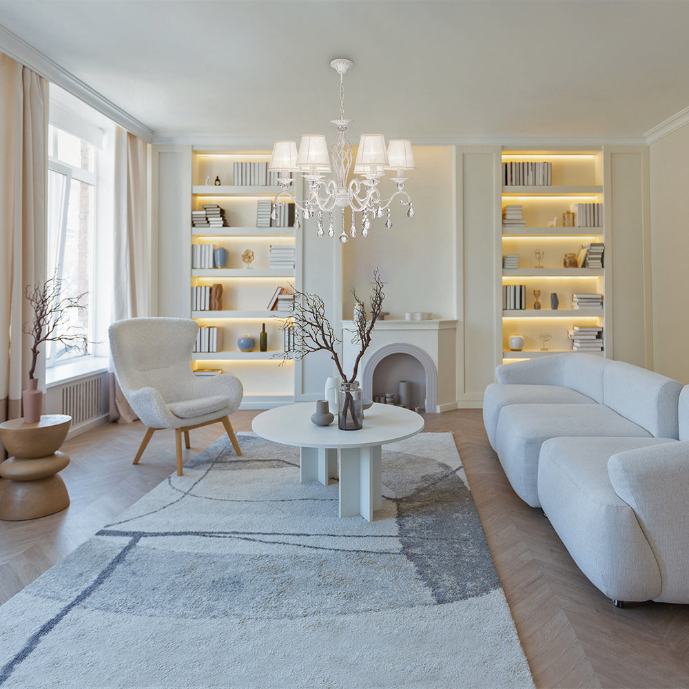 Lámpara de araña GRAZIA WHITE LP290-6