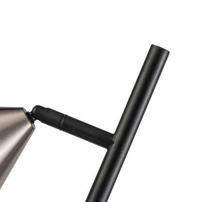 Lampara De Pie Moderna Gris