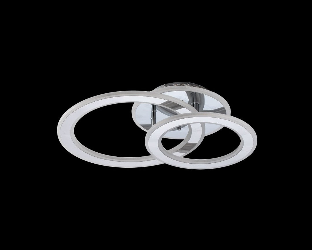 Lampara de techo led 3 Aros Gris