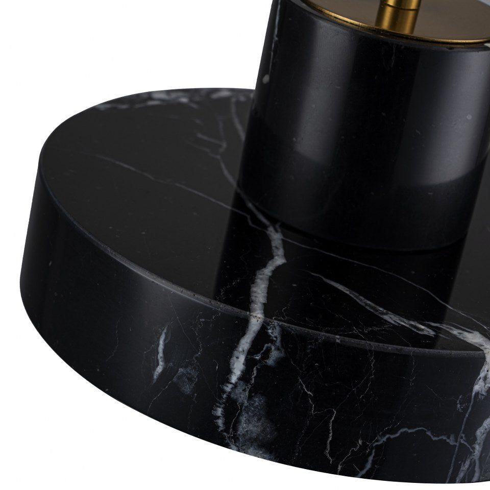 Lampara colgante de Marmol Bombilla E27 Negro