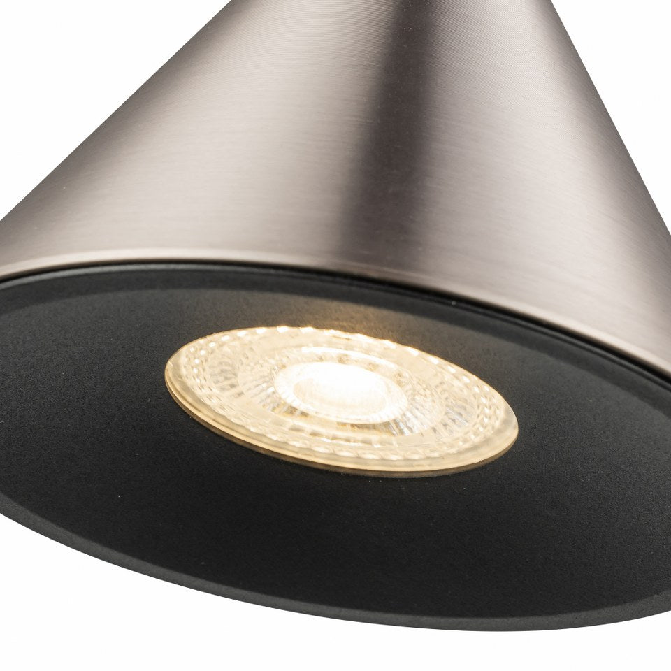 Lampara Colgante Con Un Foco GU10 Gris