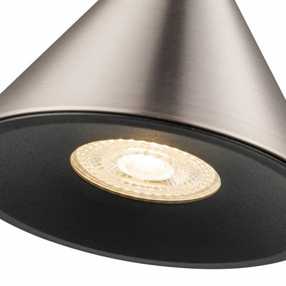 Lampara Colgante Con Un Foco GU10 Gris