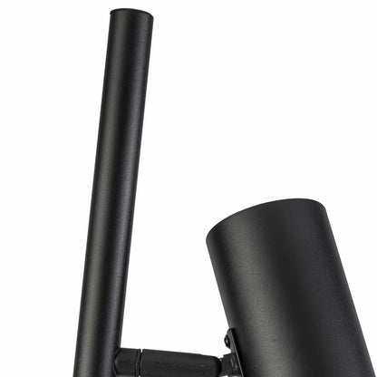 Lampara de Pie Moderna Focos Negro