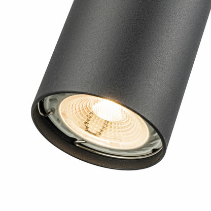 Lampara Colgante Foco GU10 Negro