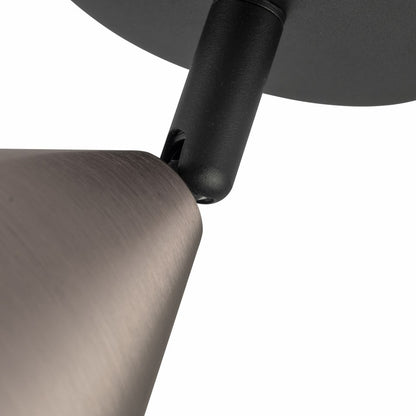 Foco Superficie GU10 Horn Gris