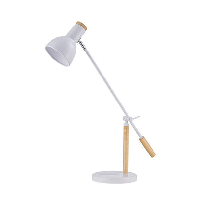 Lampara De Mesa Estilo Nordico E27 Blanco