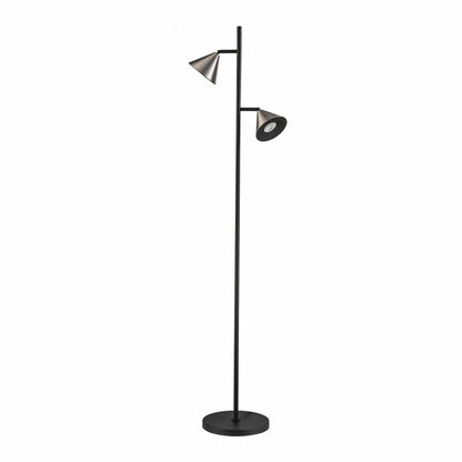 Lampara De Pie Moderna Gris