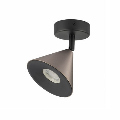 Foco Superficie GU10 Horn Gris