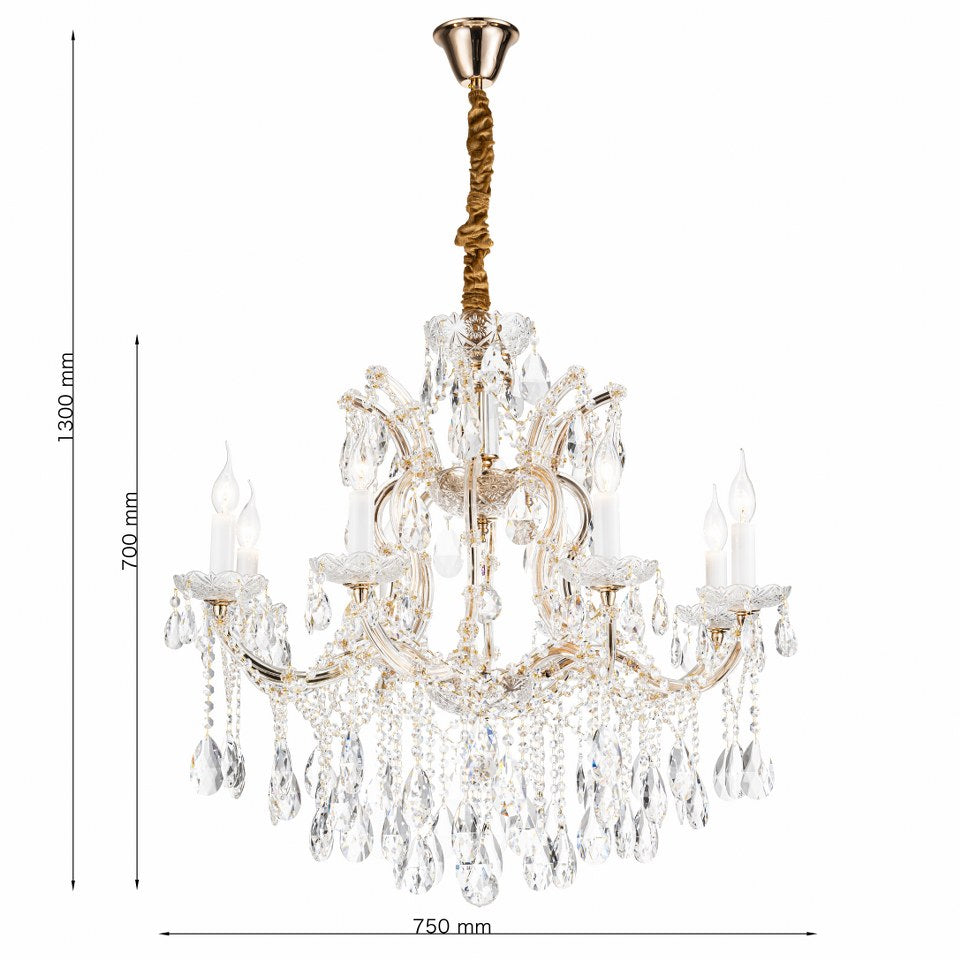 Lámpara de araña TERESA CLN122-8