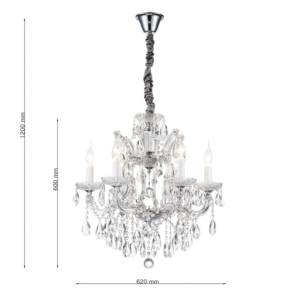 Lámpara de araña TERESA CLN123-6