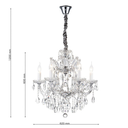 Lámpara de araña TERESA CLN123-6