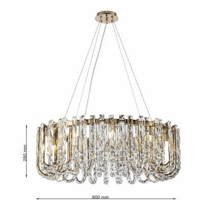 Lámpara colgante LURE CLN124-D80