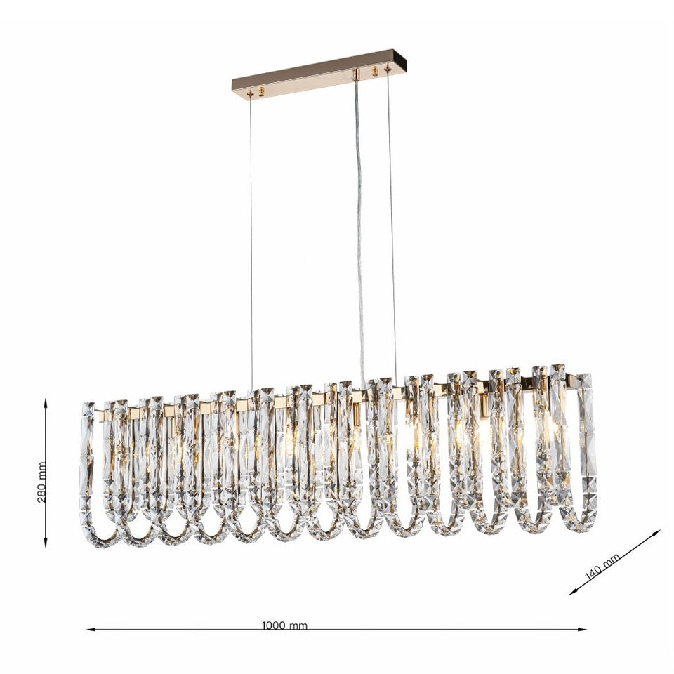 Lámpara colgante LURE CLN124-L100